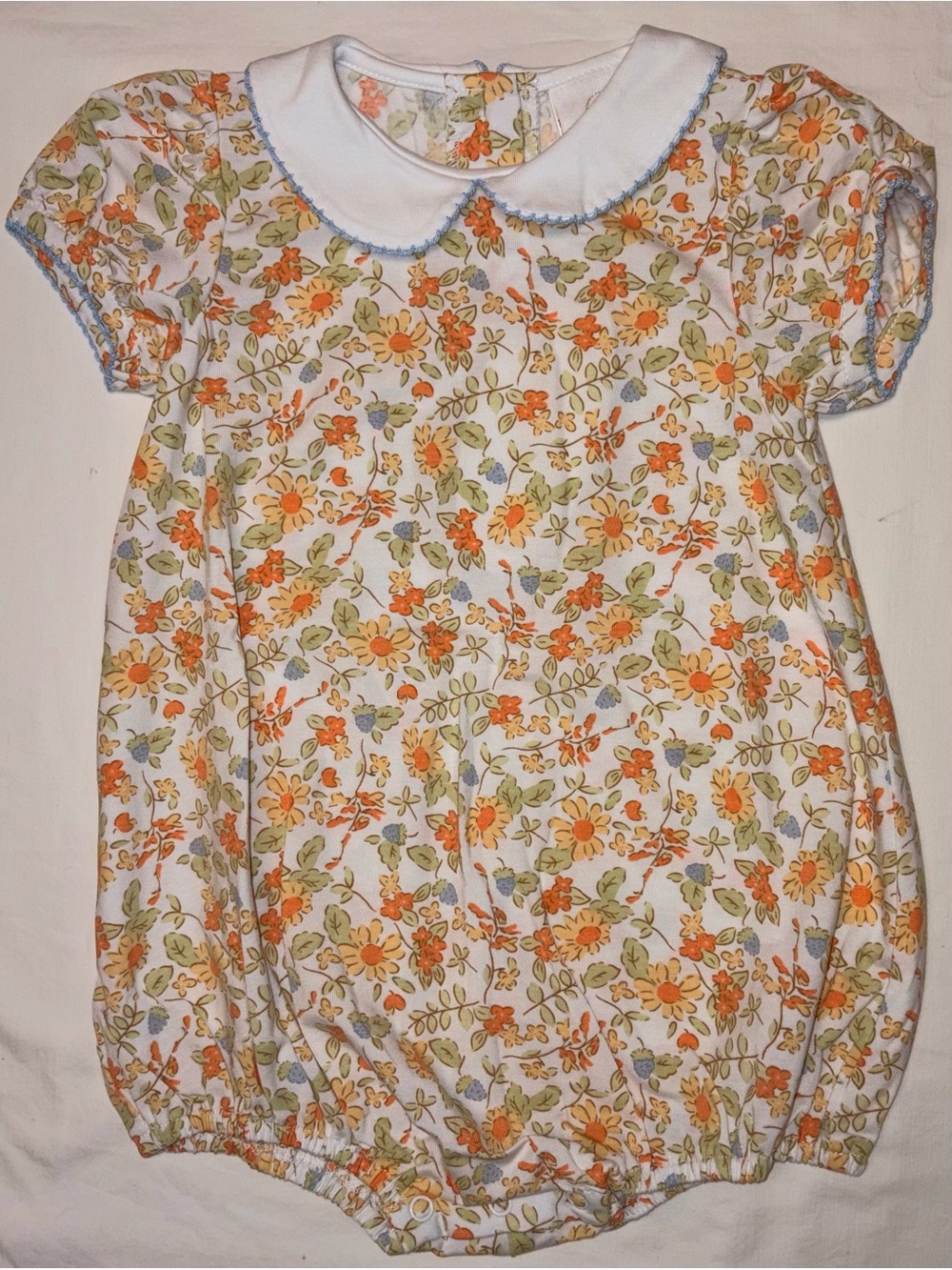 Lullaby Set Patty Cake Bubble in Hearthside Floral sz 18 months NWT